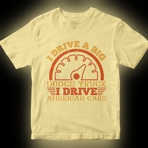 New USA American Driver Trucker Car Gear Short Sleeve Tshirt Dad Gift